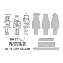 將圖片載入圖庫檢視器 Spellbinders - Press Plate & Die Set By Simon Hurley - Nutcracker Trio. With four press plates and four dies, this set is perfect for creating a nutcracker army! Available at Embellish Away located in Bowmanville Ontario Canada.