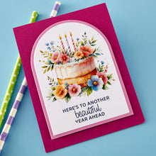 Cargar imagen en el visor de la galería, Spellbinders - Rub-ons - Birthday Cheers. Available at Embellish Away located in Bowmanville Ontario Canada. Example by brand ambassador.