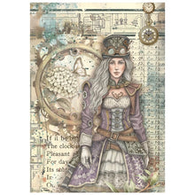 Load image into Gallery viewer, Stamperia - A6 Mini Rice Paper - 8/Sheets - Gardens of Time. Available at Embellish Away located in Bowmanville Ontario Canada.
