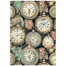 Load image into Gallery viewer, Stamperia - Assorted Rice Paper Backgrounds A6 - 8/Sheets - Gardens of Time. Available at Embellish Away located in Bowmanville Ontario Canada.