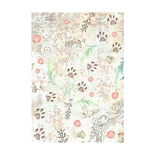 Load image into Gallery viewer, Stamperia - Assorted Rice Paper Backgrounds A6 8/Pkg - Orchids And Cats. Rice papers are wafer thin and can be used for wrapping, decoupage, painting, molding and are perfect for mixed media projects and other paper crafts. Available at Embellish Away located in Bowmanville Ontario Canada.