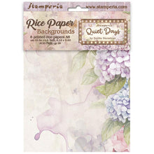 Charger l'image dans la galerie, Stamperia - Assorted Rice Paper Backgrounds A6 - 8/Sheets - Quiet Days. Available at Embellish Away located in Bowmanville Ontario Canada.