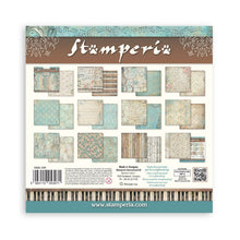 Cargar imagen en el visor de la galería, Stamperia - Backgrounds Double-Sided Paper Pad 12"X12" - 10/Pkg - Symphony. Available at embellish Away located in Bowmanville Ontario Canada.