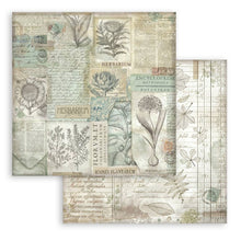 Load image into Gallery viewer, Stamperia - Backgrounds Double-Sided Paper Pad 12"X12" - 10/Pkg - Herbarium Silvae. Available at embellish Away located in Bowmanville Ontario Canada.