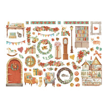 Load image into Gallery viewer, Stamperia - Cardstock Ephemera Adhesive Paper Cut Outs - All Around Christmas. While you need the perfect paper to start your project, you also need the perfect embellishment to finish your project! Available at Embellish Away located in Bowmanville Ontario Canada.