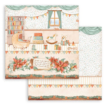 Load image into Gallery viewer, Stamperia - Double-Sided Paper Pad 12"X12" - 10/Pkg - All Around Christmas. Start your project off right with the perfect paper for scrapbook pages, greeting cards, bookmarks, gift cards, mixed media and much more! Available at Embellish Away located in Bowmanville Ontario Canada.