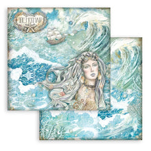 Cargar imagen en el visor de la galería, Stamperia - Double-Sided Paper Pad 8"X8" - 10/Pkg - Songs Of The Sea. The perfect start to your scrapbooks, cards and more! This package contains ten 8x8 inch double-sided sheets with a different design on each side. Available at Embellish Away located in Bowmanville Ontario Canada.