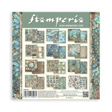 Cargar imagen en el visor de la galería, Stamperia - Double-Sided Paper Pad 8"X8" - 10/Pkg - Songs Of The Sea. The perfect start to your scrapbooks, cards and more! This package contains ten 8x8 inch double-sided sheets with a different design on each side. Available at Embellish Away located in Bowmanville Ontario Canada.