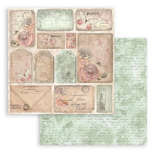 Charger l'image dans la galerie, Stamperia - Double-Sided paper Pad 12"X12" - 10/Pkg - Shabby Rose. Available in a variety of designs, each sold separately. Contains ten sheets of 12x12 inch sheets of double sided paper, each with a different design. Acid free. Available at Embellish Away located in Bowmanville Ontario Canada.