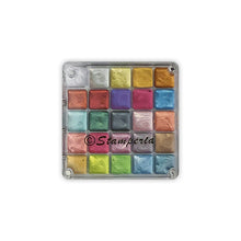 Load image into Gallery viewer, Stamperia - Metallic Watercolor Paint Set - 24 Colors. Bring a shimmering touch of elegance. Available at Embellish Away in Bowmanville Ontario Canada.