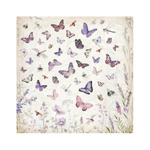 Charger l'image dans la galerie, Stamperia - Polyester Fabric 12"X12" - 4/Pkg - Lavender. This fabric can be sewn by hand or machine, or used with craft glue. It can be washed by hand in cold water. Ready to use on greeting cards, mixed media, altered art and more. Available at Embellish Away located in Bowmanville Ontario Canada.