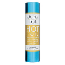 Charger l'image dans la galerie, Therm-O Web - Deco Foil Hot Foil Roll, 5" x 15 ft. - Pool Blue. Available at Embellish Away located in Bowmanville Ontario Canada.