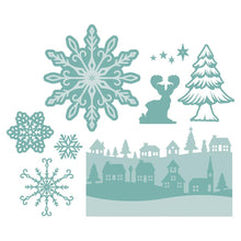將圖片載入圖庫檢視器 Tonic Studios - Die Set - Winter's Veil. This collection is a must-have for winter cardmakers and paper crafters! Available at Embellish Away located in Bowmanville Ontario Canada.