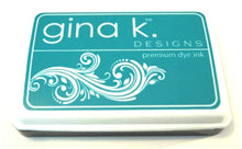 Charger l'image dans la galerie, Gina K. Designs - Ink Pad - Select Drop Down. These Ink Pads are Acid Free and PH-Neutral. Large raised pad for easy inking. Coordinates with other Color Companions products including ribbon, buttons, card stock and re-inkers. Each sold separately. Available at Embellish Away located in Bowmanville Ontario Canada. Turquoise Sea