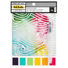 Cargar imagen en el visor de la galería, Vicki Boutin - Mixed Media Paper Pad 6"X8" - 16/Pkg - Watercolor. Unleash your inner artist with the Vicki Boutin Watercolor Paper & Brush, an all-in-one kit designed to elevate your watercolor painting experience. Includes 16 sheets of 6x8 inch paper. Available at Embellish Away located in Bowmanville Ontario Canada.