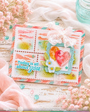 Charger l'image dans la galerie, Waffle Flower - Background Die - Cloud Background. Available at Embellish Away in Bowmanville Ontario Canada. Example by Melissa Phillips