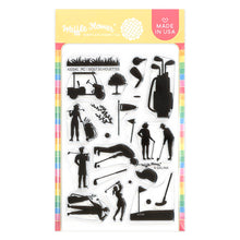गैलरी व्यूवर में इमेज लोड करें, Waffle Flower - Stamps - Postage Collage Golf Silhouettes. Available at Embellish Away in Bowmanville Ontario Canada.