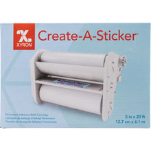 गैलरी व्यूवर में इमेज लोड करें, Xyron - 500 Refill Cartridge - 5"X20' - Permanent. Refill cartridge for Xyron 500. Featuring permanent adhesive applied up to 5 inches wide. Perfect for scrapbooking, card making, school projects, invitations and much more. Available at Embellish Away located in Bowmanville Ontario Canada.