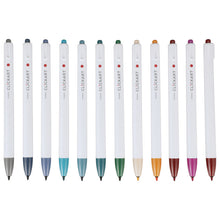 Charger l'image dans la galerie, Zebra - CLiCKART Retractable Marker Pen Set - Dark Colour Palette (12pc). Perfect for journaling, colour coding, drawing, and writing. At Embellish Away in Bowmnaville Ontario Canada.