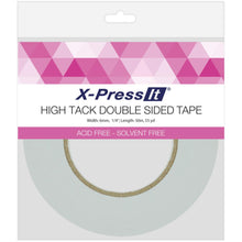 गैलरी व्यूवर में इमेज लोड करें, X-PRESS GRAPH-X SUPPLIES-X-Press It Double Sided High Tack Tape. This tape is acid and solvent free; features an extra-strong adhesive that can easily be applied by hand and is heat resistant. Works on metal, glass, wood, paper, plastic, fabric and more! Available at Embellish Away located in Bowmanville Ontario Canada