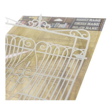 Cargar imagen en el visor de la galería, 7Gypsies - Architextures Short Base - Gate. These adhesive pieces of vintage artwork can be used as a background, layer or embellishment for a wide range of craft projects. They are so easily transformed with a bit of ink, paint or dye. Bases can be used as is or altered to change the color, distressing or finish. You can transform them right on the acetate carrier giving you the space to alter them without changing the look and color of you mixed media or craft base. When it is the way you want it, the fle
