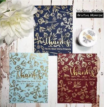 Charger l'image dans la galerie, Brutus Monroe - Embossing Powder - Gilded. card example by brand ambassador.