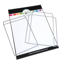 Cargar imagen en el visor de la galería, Catherine Pooler - Dies - Notecard Envelope. Create your own adorable notecard sized envelope with our Notecard Envelope Die. This pair of dies will work with our 6x6" paper to create two cut and scored pieces that you can easily adhere together to create custom envelopes. The envelope is measures at 3 3/4" x 5 1/2" and is a perfect fit for a 3.5" x 5" CP Notecard or 4 Bar sized card base. Available at Embellish Away located in Bowmanville Ontario Canada.