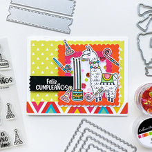 Load image into Gallery viewer, Catherine Pooler - Sequin Mix - Lima. The capital of Peru, Lima is one of the largest cities in South America and is nestled between the Pacific Ocean and Andes Mountains. Available at Embellish Away located in Bowmanville Ontario Canada. Card by brand ambassador.