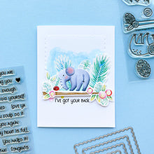 Charger l'image dans la galerie, Catherine Pooler - Stamp & Die Set - Jungle Amigos. Send a jungle greeting to your friend and let them know "things are about to get wild"! The Jungle Amigos Set features a happy sloth and his toucan friend who are ready to hang out on your next card. Available at Embellish Away located in Bowmanville Ontario Canada. Example by brand ambassador.
