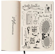 गैलरी व्यूवर में इमेज लोड करें, Ciao Bella - Clear Stamp Set 4"x6" - BuJo Fitness. These high quality clear photopolymer stamps are manufactured using a patented photopolymer and UV light exposure, this way they are able to achieve a higher level of detail. They are also designed to achieve optimum performance ensuring you get the highest quality possible. Available at Embellish Away located in Bowmanville Ontario Canada.