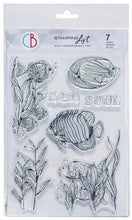 गैलरी व्यूवर में इमेज लोड करें, Ciao Bella - Clear Stamp Set 6"x8" - Soul Of The Sea. Get ready to get your dreamy and romantic side on. This collection is in the many wonderful shades of a marine palette, and will take you into the romance season. Sometimes alien worlds meet and love looks to be impossible. But when love is both “a calm sea and a great tempest” it always finds a way. Available at Embellish Away located in Bowmanville Ontario Canada.