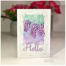 Charger l'image dans la galerie, Creative Expressions - Sue Wilson Dies - Noble Shadowed Sentiment - Hello Friend. Bold curly text will add a great touch to a card or as a main feature. The three-die shadow set can be used without the shadow and the words used separately. Available at Embellish Away located in Bowmanville Ontario Canada. Card by brand ambassador.