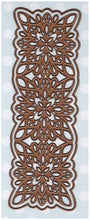 Charger l'image dans la galerie, Creative Expressions - Sue Wilson Dies - Striplet - Radiance. The Radiance Striplet provides a lovely backdrop for Gillian or any other die set in the centre of the frame. Sizes: Outside Frame: 2.10" x 6.15" Inside Pattern: 1.80" x 5.90" Available at Embellish Away located in Bowmanville Ontario Canada.