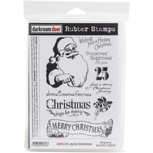 गैलरी व्यूवर में इमेज लोड करें, Darkroom Door - Cling Stamps 7.3"X5.1" - Joyful Christmas. These detailed stamps are the perfect way to add fun images to your cards, scrapbook pages and more! Use with any clear acrylic block (sold separately). This package contains Joyful Christmas: one 4.75x4 inch cling stamp sheet within one 5.25x7.5x.5 inch storage case. Imported. Available at Embellish Away located in Bowmanville Ontario Canada.