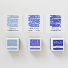 Charger l'image dans la galerie, Gina K. Designs - Color Companions Ink Cube Set - Lilac. Gina K. Designs Ink Cubes are acid-free and PH-Neutral. They are convenient for travel and easy to store. They are an economic way to collect lots of colors. Available at Embellish Away located in Bowmanville Ontario Canada.
