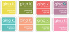 Load image into Gallery viewer, Gina K. Designs - Ink Cube Assortment - Spring. Gina K. Designs Ink Cubes are acid-free and PH-Neutral. They are convenient for travel and easy to store. Select from Drop Down. Each sold separately. Available at Embellish Away located in Bowmanville Ontario Canada.