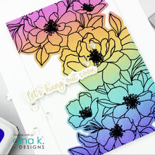 Load image into Gallery viewer, Gina K. Designs - Poly-Glaze Foiling Sheets - Lovely Notes. 10 sheets – 4 1/4 X 5 1/2.The new Poly-Glaze Foiling Sheets are a fun way to add foil to your paper crafting projects! These sheets are printed with a Poly-Glaze coating that allows you to use Deco-foil without getting black spots or dropouts. Ontario Canada. Card by brand ambassador.