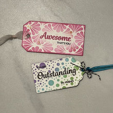 Charger l'image dans la galerie, Gina K. Designs - Stamp & Die Set - Positive Greetings. Positive Greetings is a stamp set by Debrah Warner. Use the die cuts to easily cut out your script to create layers and dimensions. Made in the USA. Made in the USA. Available at Embellish Away located in Bowmanville Ontario Canada. Card design by brand ambassador.