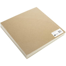 Cargar imagen en el visor de la galería, Grafix - Medium Weight - Chipboard Sheets 12"X12" - Natural. Grafix chipboard sheets come to you completely bare so you can dress them up however you would like! Paint, ink, stamp sand distress the cover with paper fibers and fabric, stitch, die-cut, layer and even create a handmade album...the possibilities are endless. Acid free. Available at Embellish Away located in Bowmanville Ontario Canada.