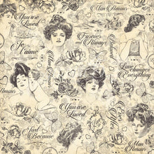 Load image into Gallery viewer, Graphic 45 - Collector's Edition Pack 12"X12" - Mon Amor. The perfect addition to your cards, scrapbooks and other paper crafts! This package contains 24 12x12 inch double-sided papers in 12 designs (two of each design). Archival quality. Made in USA. Available at Embellish Away located in Bowmanville Ontario Canada.
