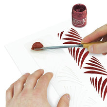 將圖片載入圖庫檢視器 Nuvo - Glimmer Paste - 1.7 oz. Nuvo Glimmer Paste can provide unique variety to your work. Use in combination with any stencil to create dimensional strip designs or bring texture and sparkle to larger areas and projects. The high concentration of glitter is sure to add a vibrant shimmer to whatever you are creating. Available at Embellish Away located in Bowmanville Ontario Canada. Sceptre Red example.