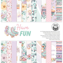 Cargar imagen en el visor de la galería, P13 - Double-Sided Paper Pad 12X12 - 12/Pkg - Have Fun. The perfect start to all your paper crafting projects! This package contains twelve 12x12 inch double-sided sheets in six different designs, plus two additional designs on the covers. Available at Embellish Away Located in Bowmanville Ontario Canada.