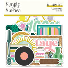 Cargar imagen en el visor de la galería, Simple Stories - Bits & Pieces Die-Cuts - 55/Pkg - Flea Market. Die-Cuts are a great addition to scrapbook pages, greeting cards and more! The perfect embellishment for all your paper crafting needs! Available at Embellish Away located in Bowmanville Ontario Canada.