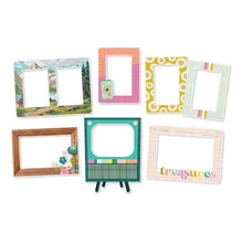 Load image into Gallery viewer, Simple Stories - Chipboard Frames - Flea Market. Embellishments can add whimsy, dimension, color and style to greeting cards, scrapbook pages, altered art, mixed media and more. Available at Embellish Away located in Bowmanville Ontario Canada.