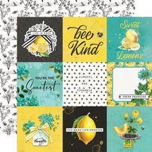 Load image into Gallery viewer, Simple Stories - Simple Vintage Lemon Twist - Double-Sided Cardstock 12"X12" - Singles. Each Sheet sold separately. Available: Sweet Life, Squeeze The Day, Happy Thoughts, So Sweet, Bee Happy, Easy Peasy, Sunshine & Lemonade, Fresh Squeezed, Journal Elements, 3"X4" Elements, 4"X4" Elements4"X4" Elements, 4"X6" Elements. Available at Embellish Away located in Bowmanville Ontario Canada.