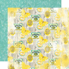 Load image into Gallery viewer, Simple Stories - Simple Vintage Lemon Twist - Double-Sided Cardstock 12"X12" - Singles. Each Sheet sold separately. Available: Sweet Life, Squeeze The Day, Happy Thoughts, So Sweet, Bee Happy, Easy Peasy, Sunshine & Lemonade, Fresh Squeezed, Journal Elements, 3"X4" Elements, 4"X4" Elements4"X4" Elements, 4"X6" Elements. Available at Embellish Away located in Bowmanville Ontario Canada.