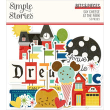 Load image into Gallery viewer, Simple Stories - Say Cheese Fantasy At The Park - Bits & Pieces Die-Cuts - 53/Pk. This package includes 53 Die Cut Cardstock Pieces. Die-Cuts are a great addition to scrapbook pages, greeting cards and more! Made in USA. Embellish Away located in Bowmanville Ontario Canada.