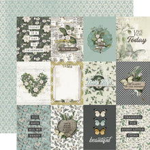 Load image into Gallery viewer, Simple Stories - Simple Vintage Weathered Garden Double-Sided Cardstock 12"X12" - Single Sheets. Available at Embellish away located in Bowmanville Ontario Canada. 3x4 Journal cards