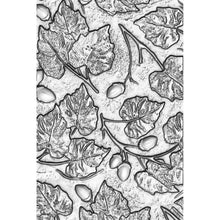Charger l'image dans la galerie, Sizzix - 3D Texture Fades By Tim Holtz - Acorns. Autumn is a just around the corner and as the leaves are beginning to fall. Beautifully designed acorns w/leaves too, add a 3-D texture with this realistic design to your crafting projects, cards and more! Available at Embellish Away located in Bowmanville Ontario Canada.