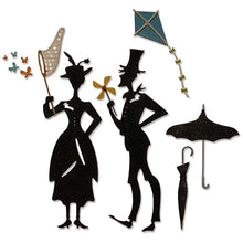 Load image into Gallery viewer, Sizzix - Thinlits Dies By Tim Holtz - 14/Pkg - The Park. Available at Embellishaway.ca in Bowmanville Ontario Canada. Example